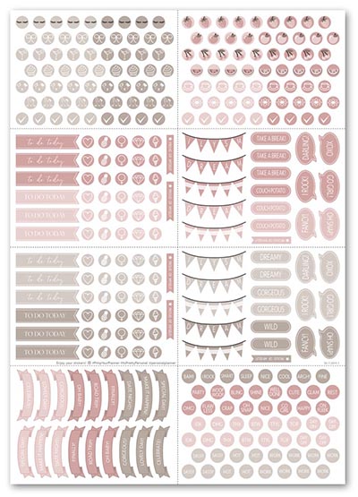 Stickers Dreamy Set of 2
